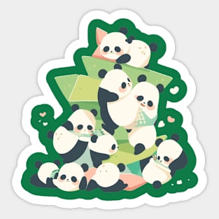 Cute panda Sticker